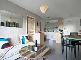 Appt T2 en rez-de-jardin, au calme, à 2mn tram !