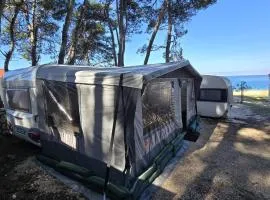 Caravan near the sea