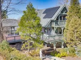 Game Room and Deck Pet-Friendly Lake Arrowhead Home