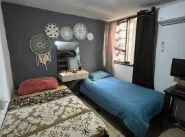 Habitación privada en un departamento compartido
