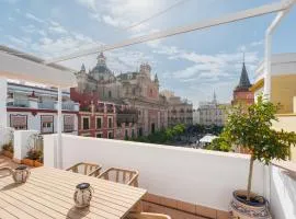 Espectacular Ático Duplex - terraza Plaza del Salvador