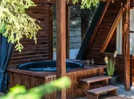 Leśna Sielanka domek z jacuzzi w lesie pod Górą Szczebel RELAX I SPORT