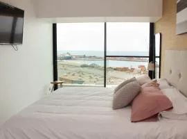 HOM I Acogedor y Cómodo depto de 1Dorm Vista al Mar PNM 0114