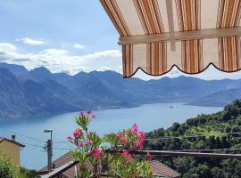 Le Terrazze - 2 rooms flat with a pool and a terrace with a stunning lake view、Fontenoのホテル