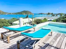 Ancre Bleue, charming villa with a stunning view of Pinel Island, 3 bedrooms, 3 bathrooms