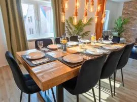 SHINYHOMEZ - Familienfreundliche Ferienwohnung in Geestland am Wattenmeer mit Terrasse, Küche und WLAN
