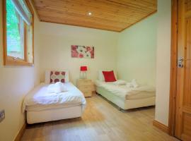 Fern Gully Lodge with Hot Tub - Spa Resort - Devon，查德利的度假村