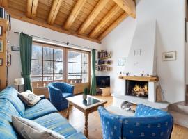 Luxury Chalet St Moritz with View - 4 Bedrooms, cabin in Madulain