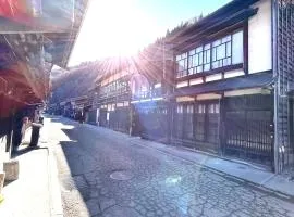 奈良井駅徒歩10分中山道奈良井宿古民家一棟貸し御宿美里屋