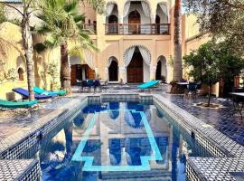 Chambres &Eacute;meraude et Rubis - Riad Lotus Bleu, chal&eacute; alpino em Fez
