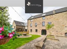 FLOUR MILL HOUSE at PITKERRO MILL, 4 double bedrooms, TVs, 3 en-suite, separate shower, wc, fully equipped kitchen, games room, large family lounge, private parking, WiFi, private garden and courtyard, long stay rates available through Honeycomb Hosts