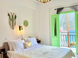 Marine's apartments, beach hotel in Symi