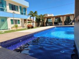 Linda Atlantic Beach 5 quartos 3 suites frente mar, hotel com banheiras de hidromassagem em Aracaju