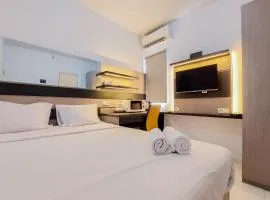 Minimalist Studio Apartment (No Kitchen) at Aeropolis Residence By Travelio