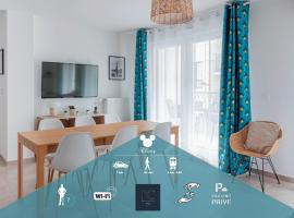 Disneyland-Paris,7pers, Wifi, Parking,, hotel i Chessy