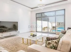 Pool and Sea Views 4BR and Maids Room Villa with Private Pool, Kid's Pool and BBQ Facility, Sharm - Al Dana Villa, Al Dana Island by Deluxe Holiday Homes