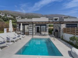 Villa Oneiro, with sea and countryside view, Hotel in Marioú
