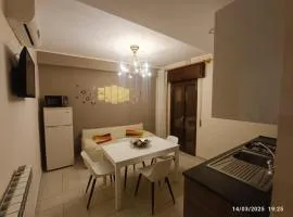 Taormina castle and sea view