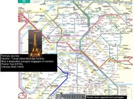 Chatillon Citea Express Chambre chez l'habitant Chatillon métro pour nuitée avec accès direct Paris centre et Espace limité en journée Paris sans nuitée accès limité 8h00-19h00 pour dépôt bagages