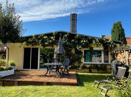 Spreewald Haus Boche，Markische Heide的附設泳池的飯店