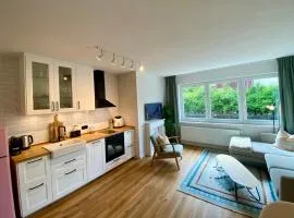 Townhouse Am Kurpark - Ferienhaus, 2 Schlafzimmer, Arcade, Wallbox, inklusive Wäsche