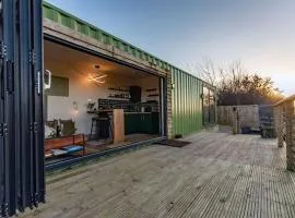 Contemporary Container with hot tub