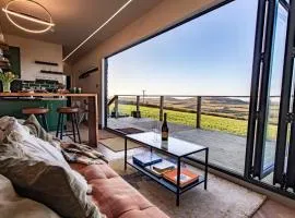 Contemporary Container with hot tub