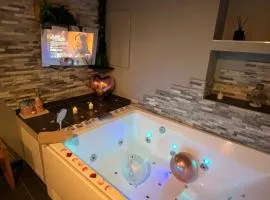 Petite maison cosy et moderne avec bain à remous