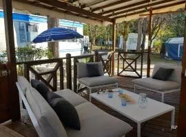 Mobilhome Les volets bleus