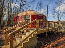 Deer Pass - Luxury Glamping Yurt Near Deep CreekMd