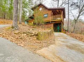 Secluded Mtn-View Cabin with Fireplaces in Murphy!