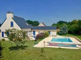 Maison pour 6 en bord de mer - Jardin et piscine