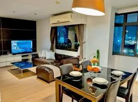 High Floor Great View 2BR 2BA 3 mins to Nana BTS
