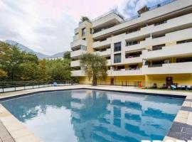 Jolie appartement avec piscine et parking privé Menton, hotel a Gorbio