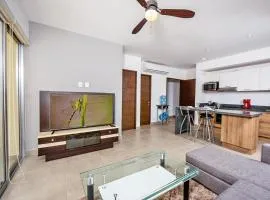 Apartment with a private beach