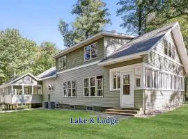 Impressive Dual Woods and Lake Homes That Sleep 32