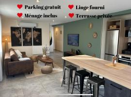 Maison calme avec terrasse-garage centre ville D, chalupa v Dijonu