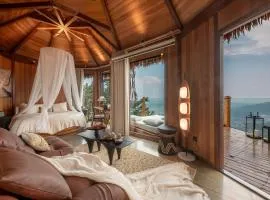 衡山五号山谷悬崖民宿