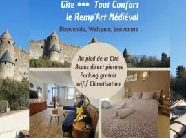 CITE MEDIEVALE- LE REMP'ART - Tout Confort - Accès direct piétons - parking gratuit