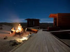 Secluded Glamping Eco-Pod Rental in the Mojave Desert near Ridgecrest, California
