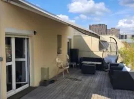 Appartement en attique Strasbourg ville proche gare Halles