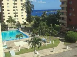 Beach-side condos at Turtle Beach Towers