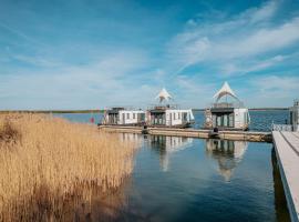 Hausboot am Gräbendorfer See, boat in Gräbendorf