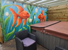 Eden Rose Cottage hot-tub jacuzzi morecambe-bay