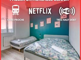 T3 L'Étoile NEUF Cosy & Lumineux - Gare Parilly, hotel in Vénissieux