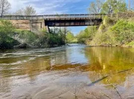 8 Acres on Betsie River River front Trails Disc golf