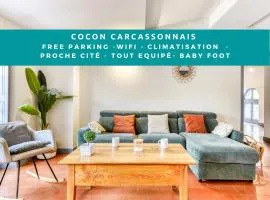 Cocon Carcassonnais - Free parking - Wifi - Climatisation - Tout équipée
