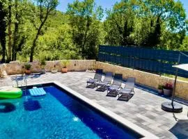 Luxury Villa Andrea Vrzika in forest near the sea