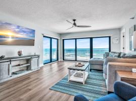 Direct oceanfront with stunning corner views and pool access!, hotel in New Smyrna Beach