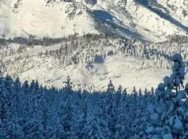 Enviable Lake Mountain Views Wth Waterfall
